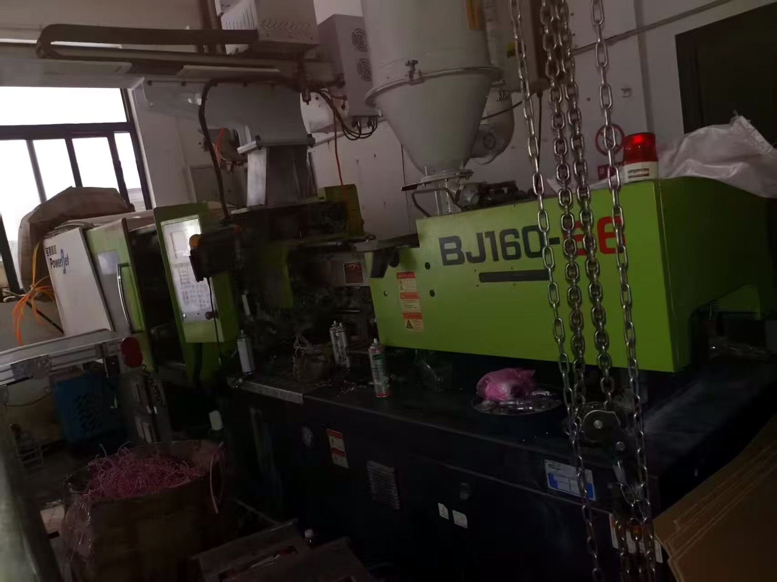 PowerJet BJ160-S6 used injection molding machine - front view